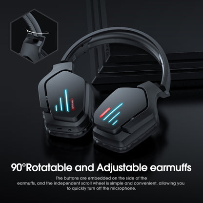 ONIKUMA B60 Bluetooth 5.0 Adjustable Strong Bass Gaming Wireless Bluetooth Headset with Microphone