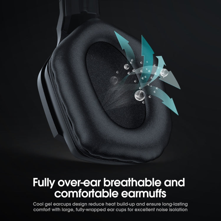 ONIKUMA B60 Bluetooth 5.0 Adjustable Strong Bass Gaming Wireless Bluetooth Headset with Microphone