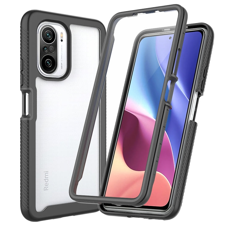 Starry Sky Solid Color Series Shockproof PC + TPU Protective Case with PET Film