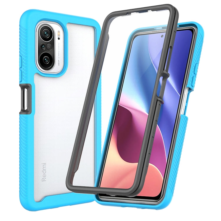 Starry Sky Solid Color Series Shockproof PC + TPU Protective Case with PET Film
