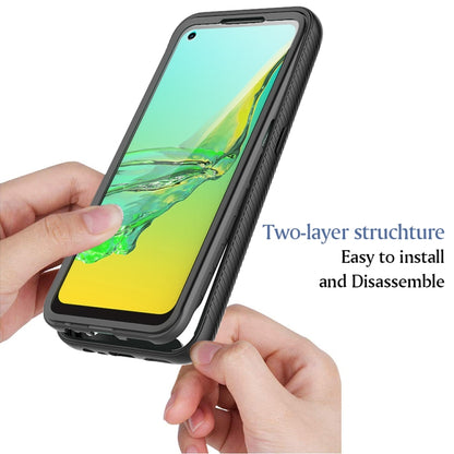 Starry Sky Solid Color Series Shockproof PC + TPU Protective Case with PET Film