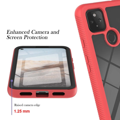 Starry Sky Solid Color Series Shockproof PC + TPU Protective Case with PET Film, For Google Pixel 5A 5G