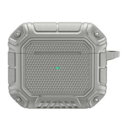 Diamond Shield Mecha TPU + PC Earphone Protective Case with Hook for AirPods 3