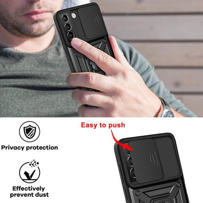 Sliding Camera Cover Design TPU+PC Protective Case, For Samaung Galaxy S22 5G, For Samaung Galaxy S22+ 5G, For Samaung Galaxy S22 Ultra 5G
