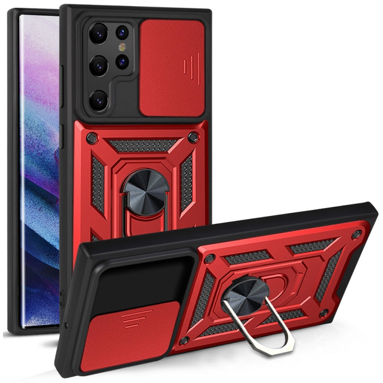 Sliding Camera Cover Design TPU+PC Protective Case, For Samaung Galaxy S22 5G, For Samaung Galaxy S22+ 5G, For Samaung Galaxy S22 Ultra 5G