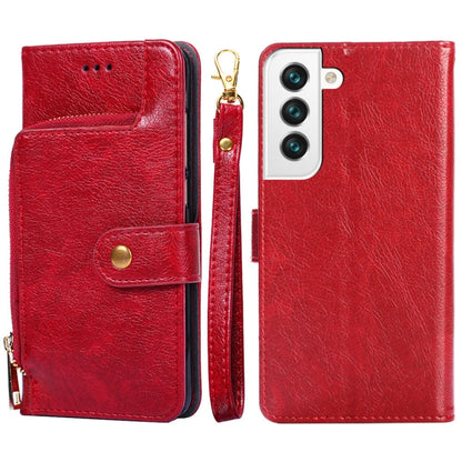 Zipper Bag PU + TPU Horizontal Flip Leather Case with Holder & Card Slot & Wallet & Lanyard