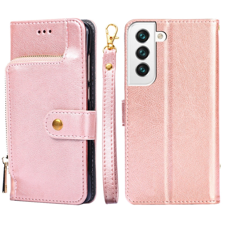 Zipper Bag PU + TPU Horizontal Flip Leather Case with Holder & Card Slot & Wallet & Lanyard, For Samsung Galaxy A13 5G, For Samsung Galaxy S22 5G, For Samsung Galaxy S22+ 5G, For Samsung Galaxy S22 Ultra 5G