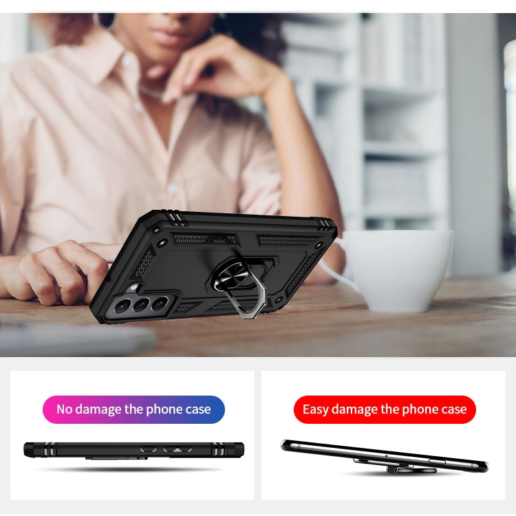 Shockproof TPU + PC Protective Case with 360 Degree Rotating Holder, For Samaung Galaxy S22 5G, For Samaung Galaxy S22+ 5G, For Samaung Galaxy S22 Ultra 5G