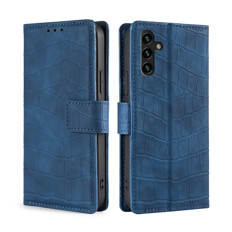 Skin Feel Crocodile Texture Magnetic Clasp Horizontal Flip PU Case with Holder & Card Slots & Wallet, For Samsung Galaxy A13 5G, For Samsung Galaxy S22 5G, For Samsung Galaxy S22+ 5G, For Samsung Galaxy S22 Ultra 5G
