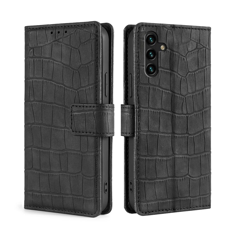 Skin Feel Crocodile Texture Magnetic Clasp Horizontal Flip PU Case with Holder & Card Slots & Wallet, For Samsung Galaxy A13 5G, For Samsung Galaxy S22 5G, For Samsung Galaxy S22+ 5G, For Samsung Galaxy S22 Ultra 5G
