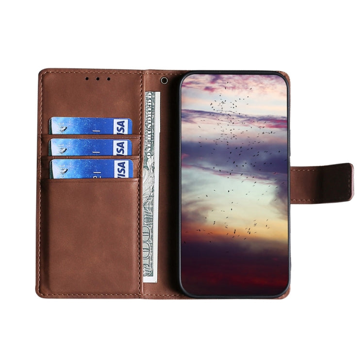 Skin Feel Crocodile Texture Magnetic Clasp Horizontal Flip PU Case with Holder & Card Slots & Wallet