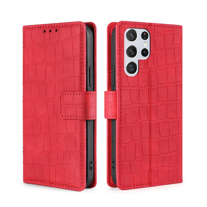 Skin Feel Crocodile Texture Magnetic Clasp Horizontal Flip PU Case with Holder & Card Slots & Wallet, For Samsung Galaxy A13 5G, For Samsung Galaxy S22 5G, For Samsung Galaxy S22+ 5G, For Samsung Galaxy S22 Ultra 5G