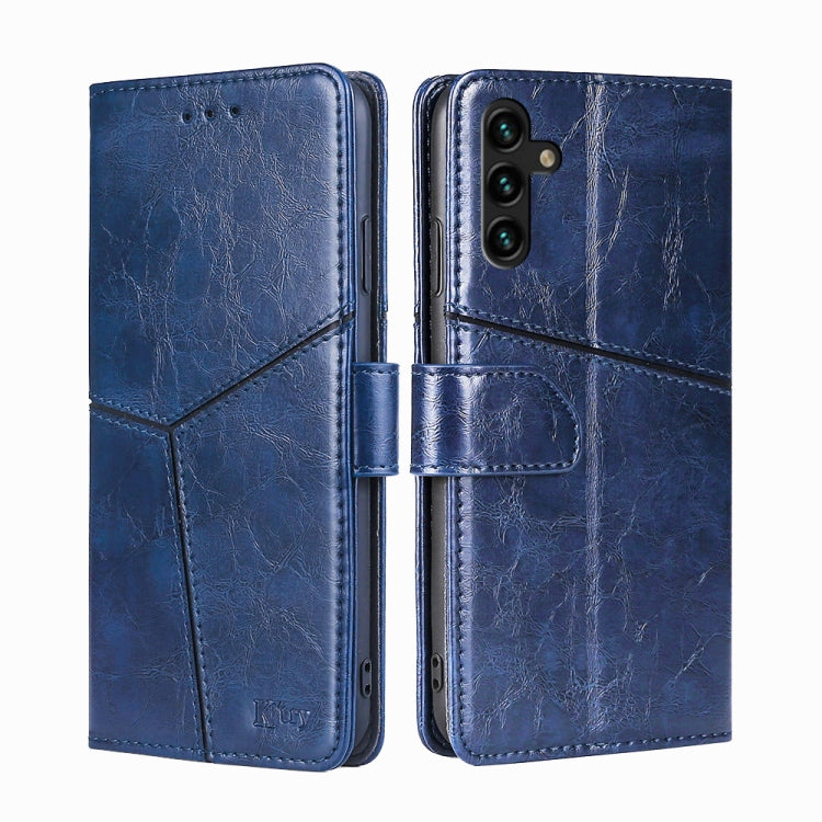 Geometric Stitching Horizontal Flip Leather Case with Holder & Card Slots & Wallet