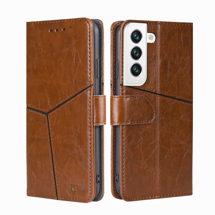 Geometric Stitching Horizontal Flip Leather Case with Holder & Card Slots & Wallet