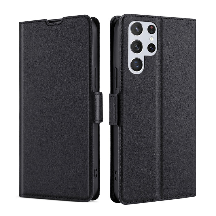 Ultra-thin Voltage Buckle PU + TPU Horizontal Flip Leather Case with Holder & Card Slot