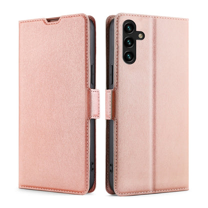 Ultra-thin Voltage Buckle PU + TPU Horizontal Flip Leather Case with Holder & Card Slot