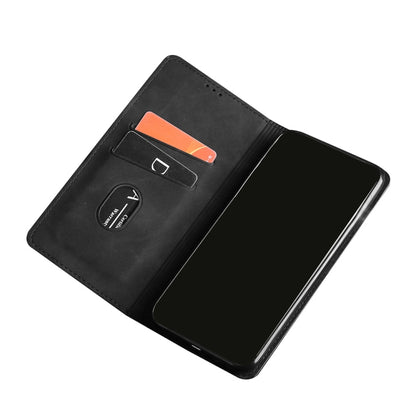 Skin Feel Magnetic Horizontal Flip Leather Case with Holder & Card Slots