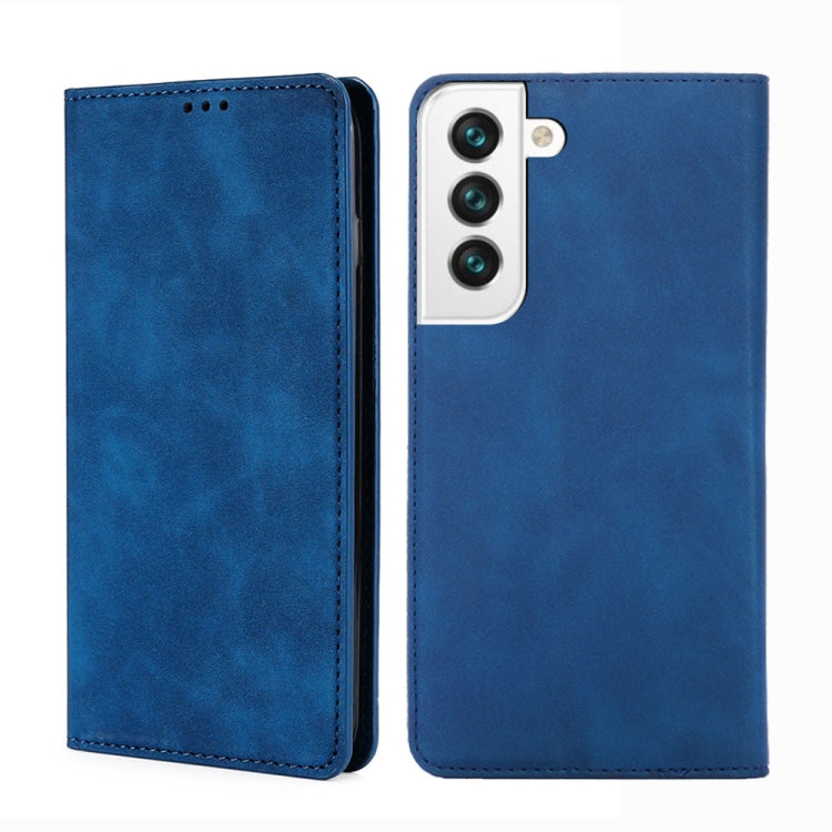 Skin Feel Magnetic Horizontal Flip Leather Case with Holder & Card Slots