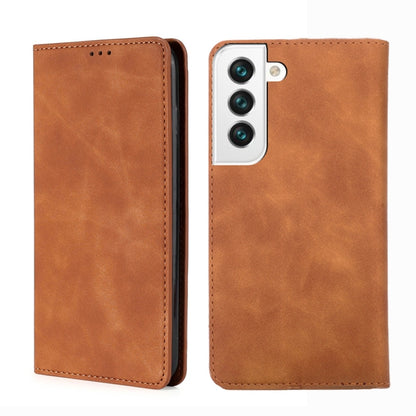 Skin Feel Magnetic Horizontal Flip Leather Case with Holder & Card Slots