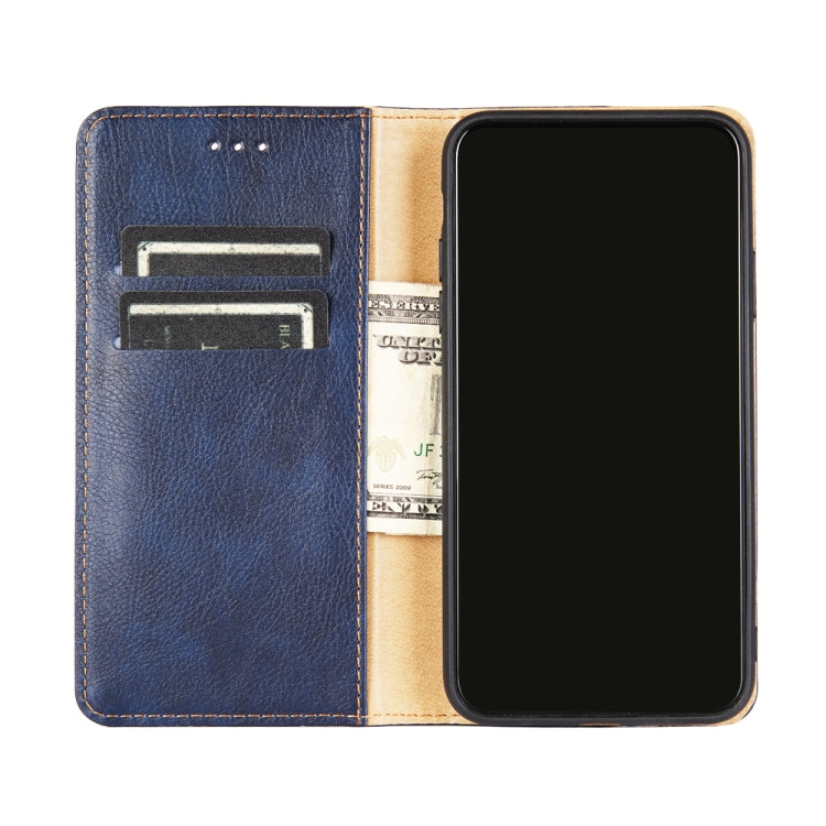 Pure Color Magnetic Horizontal Flip Leather Case with Holder & Card Slot & Wallet