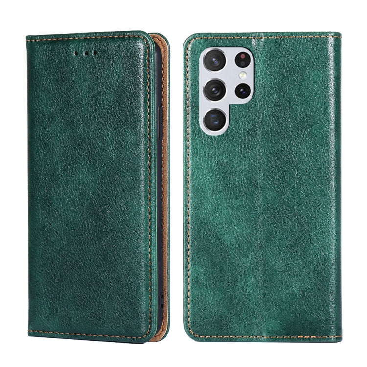 Pure Color Magnetic Horizontal Flip Leather Case with Holder & Card Slot & Wallet