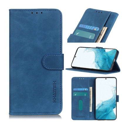 KHAZNEH Retro Texture PU + TPU Horizontal Flip Leather Case with Holder & Card Slots & Wallet