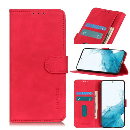 KHAZNEH Retro Texture PU + TPU Horizontal Flip Leather Case with Holder & Card Slots & Wallet