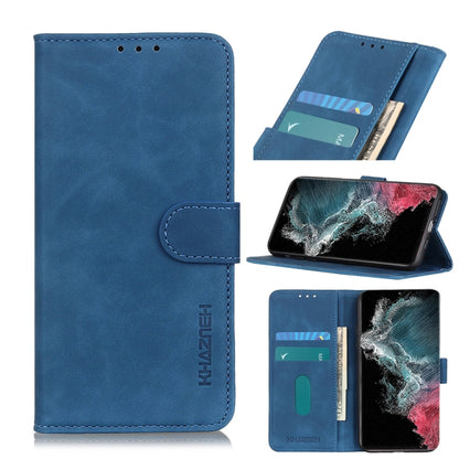 KHAZNEH Retro Texture PU + TPU Horizontal Flip Leather Case with Holder & Card Slots & Wallet