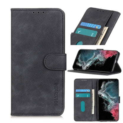 KHAZNEH Retro Texture PU + TPU Horizontal Flip Leather Case with Holder & Card Slots & Wallet, For Samsung Galaxy S22 5G, For Samsung Galaxy S22+ 5G, For Samsung Galaxy S22 Ultra 5G, For Xiaomi Civi 5G