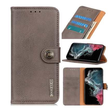 KHAZNEH Cowhide Texture Horizontal Flip Leather Case with Holder & Card Slots & Wallet, For Samsung Galaxy S22 5G, For Samsung Galaxy S22+ 5G, For Samsung Galaxy S22 Ultra 5G, For Xiaomi Civi 5G