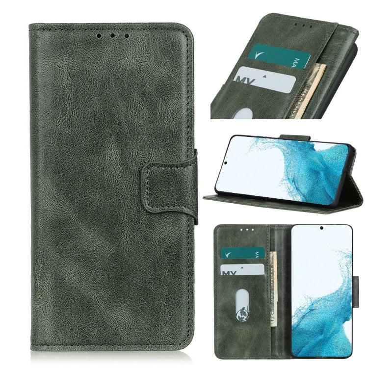 Mirren Crazy Horse Texture Horizontal Flip Leather Case with Holder & Card Slots & Wallet