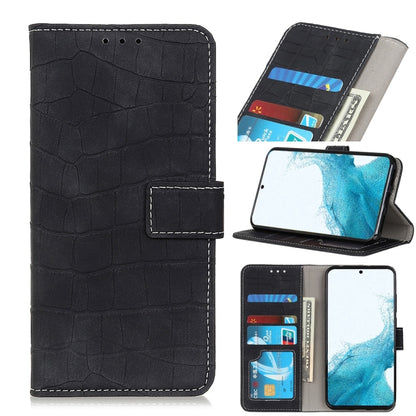 Magnetic Crocodile Texture Horizontal Flip Leather Case with Holder & Card Slots & Wallet