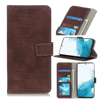 Magnetic Crocodile Texture Horizontal Flip Leather Case with Holder & Card Slots & Wallet