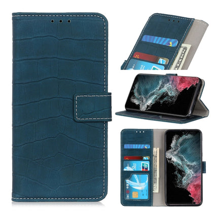 Magnetic Crocodile Texture Horizontal Flip Leather Case with Holder & Card Slots & Wallet