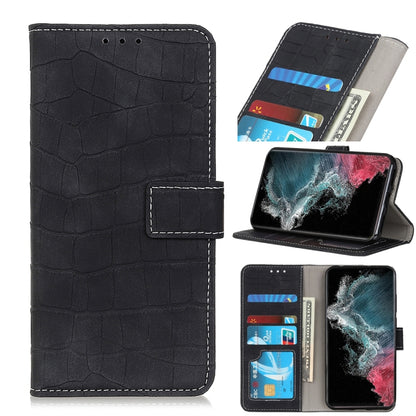 Magnetic Crocodile Texture Horizontal Flip Leather Case with Holder & Card Slots & Wallet