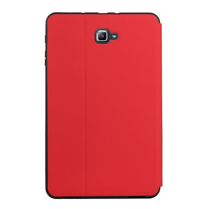 Dual-Folding Horizontal Flip Tablet Leather Case with Holder & Sleep / Wake-up Function, For Samsung Galaxy Tab A 10.1 T580/T585C