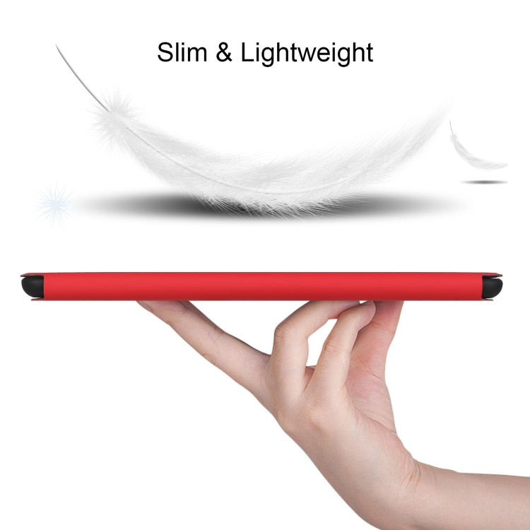 Dual-Folding Horizontal Flip Tablet Leather Case with Holder & Sleep / Wake-up Function, For Samsung Galaxy Tab A 10.1 T580/T585C