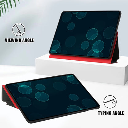 Dual-Folding Horizontal Flip Tablet Leather Case with Holder & Sleep / Wake-up Function, For Samsung Galaxy Tab A 10.1 T580/T585C