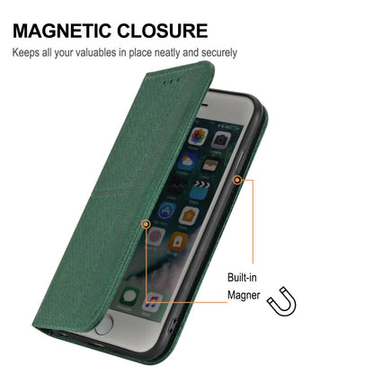 Woven Texture Stitching Magnetic Horizontal Flip PU Leather Phone Case, For Samaung Galaxy S22 5G, For Samaung Galaxy S22+ 5G