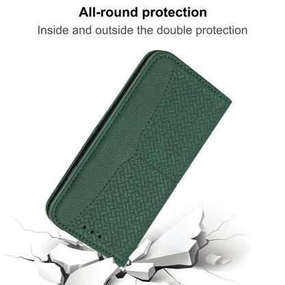 Woven Texture Stitching Magnetic Horizontal Flip PU Leather Phone Case, For Samaung Galaxy S22 5G, For Samaung Galaxy S22+ 5G