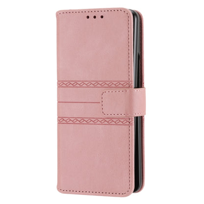 Embossed Striped Magnetic Buckle PU + TPU Horizontal Flip Phone Leather Case, For Samsung Galaxy Z Fold3 5G, For Samsung Galaxy Z Fold2 5G, For Samaung Galaxy S22 5G, For Samaung Galaxy S22+ 5G