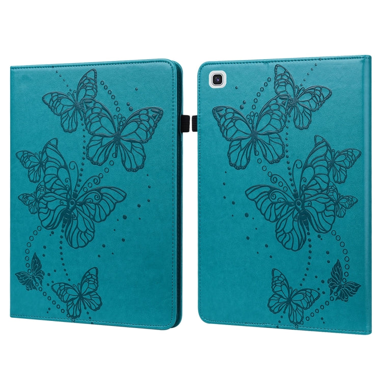 Embossed Butterfly Pattern Horizontal Flip Leather Tablet Case