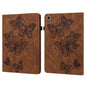 Embossed Butterfly Pattern Horizontal Flip Leather Tablet Case