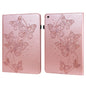 Embossed Butterfly Pattern Horizontal Flip Leather Tablet Case