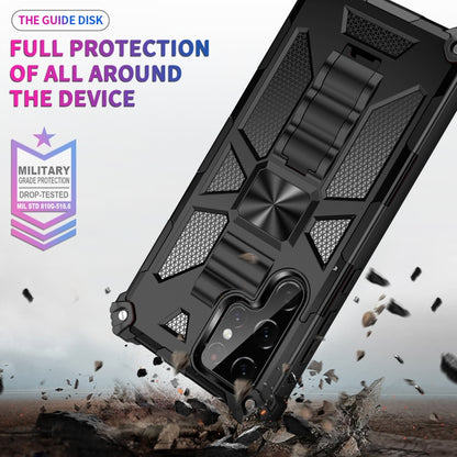 Armor Shockproof TPU + PC Magnetic Protective Phone Case with Holder