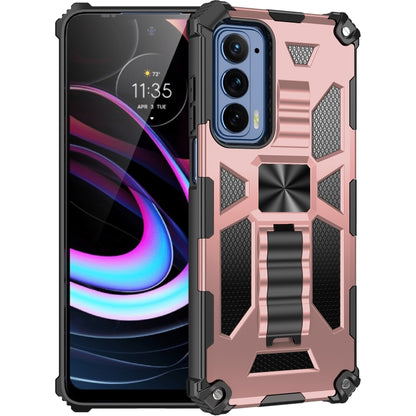 Armor Shockproof TPU + PC Magnetic Protective Phone Case with Holder