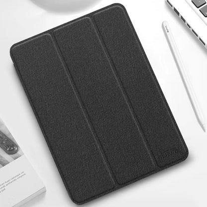 Mutural YASHI Series Cloth Pattern Texture Horizontal Flip Tablet Leather Case