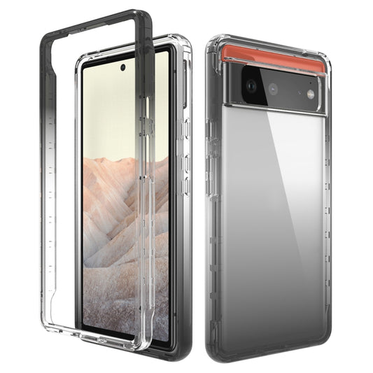 High Transparency Two-color Gradient PC + TPU Phone Protective Case, For Google Pixel 6, For Google Pixel 6 Pro