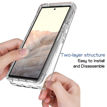 High Transparency Two-color Gradient PC + TPU Phone Protective Case, For Google Pixel 6, For Google Pixel 6 Pro