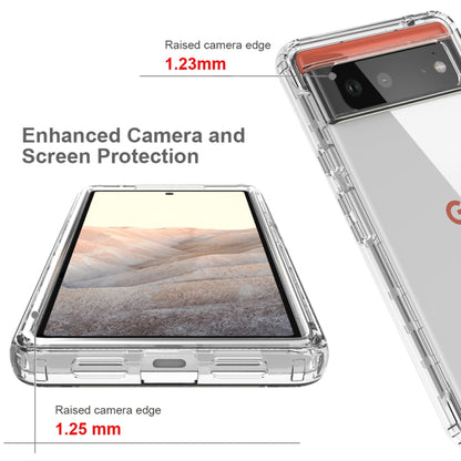 High Transparency Two-color Gradient PC + TPU Phone Protective Case, For Google Pixel 6, For Google Pixel 6 Pro